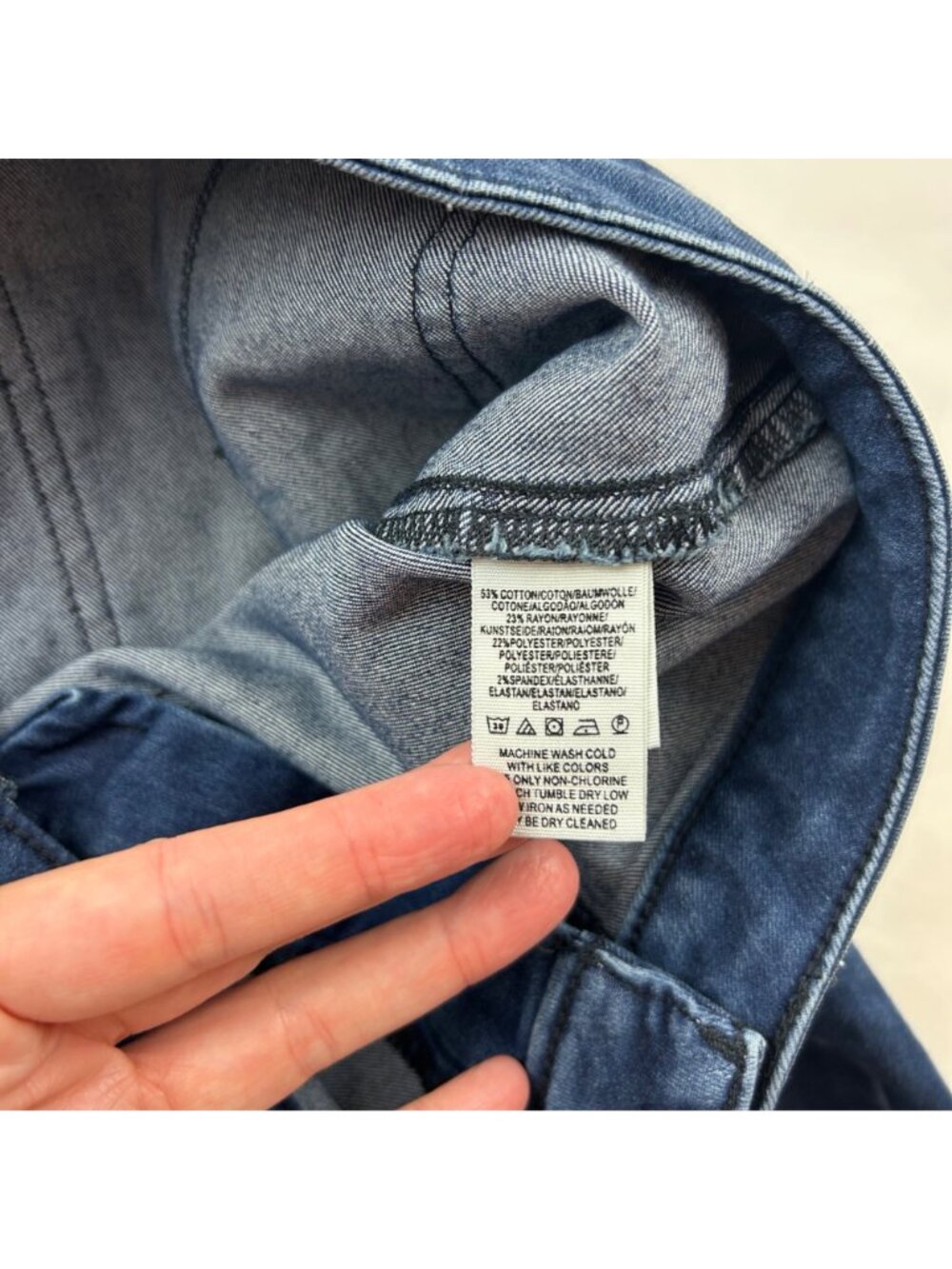 Free People Dark Wash Stretch Denim Just Float On High Rise Flare Jeans 29 - Picture 4 of 7